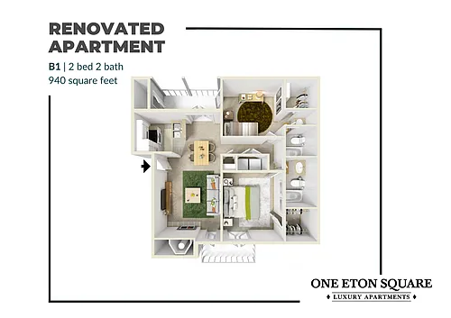 Floor plan B1 Renovated