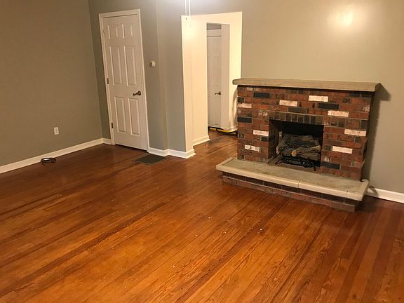 Living room fire place