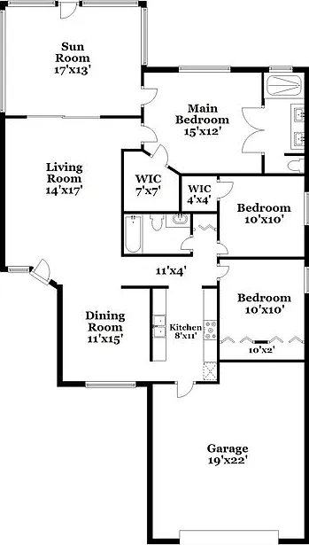 3 bed, 2.0 bath, 1325 sqft, $2,370 — Photo 2