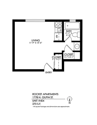Floor plan Studio