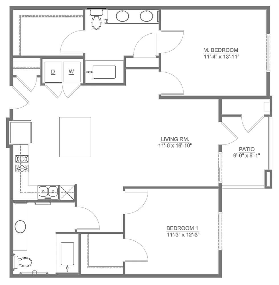 Floor plan Hermosa