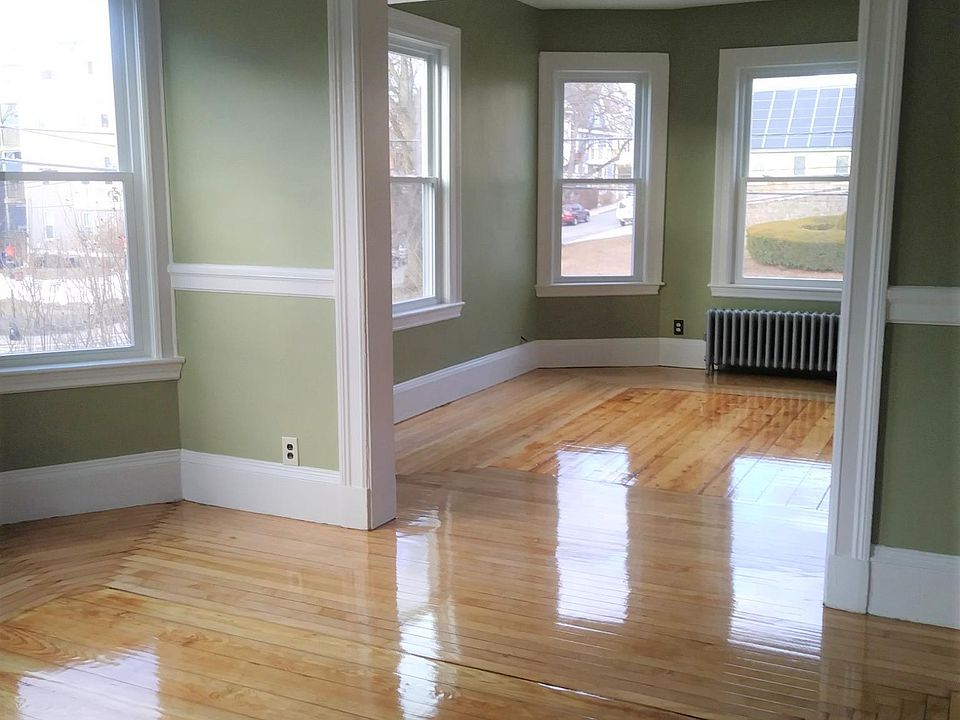 Sunny living room and dining room.