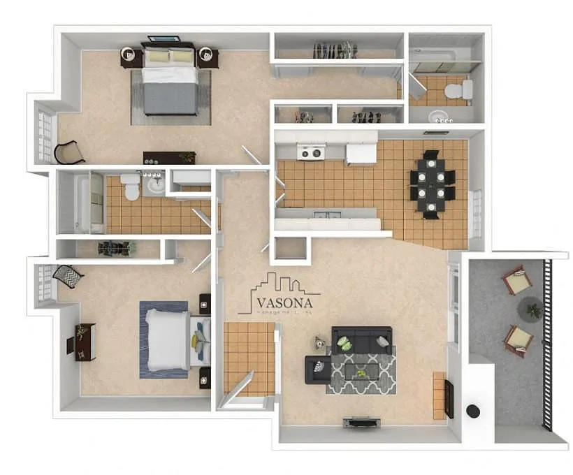 Floor plan RWPlaza 2x2