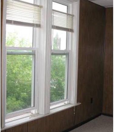 Living room windows facing Lake Superior