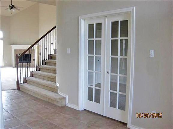 Study with french doors.