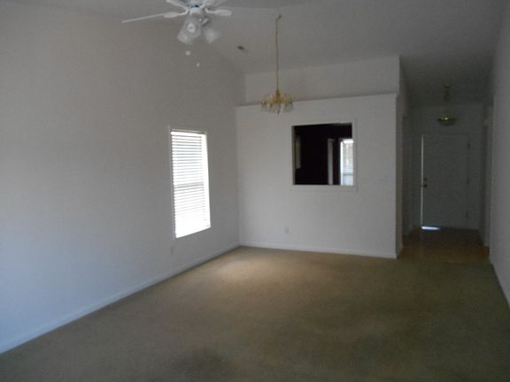 L.R. vaulted ceiling