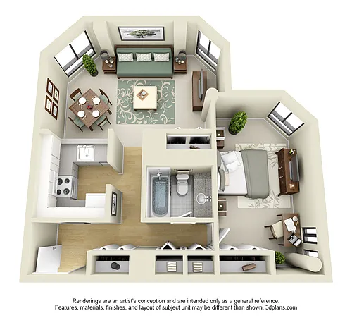 Floor plan The Arlington
