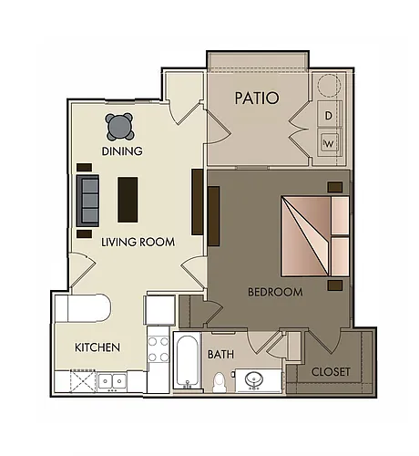 Floor plan A1E