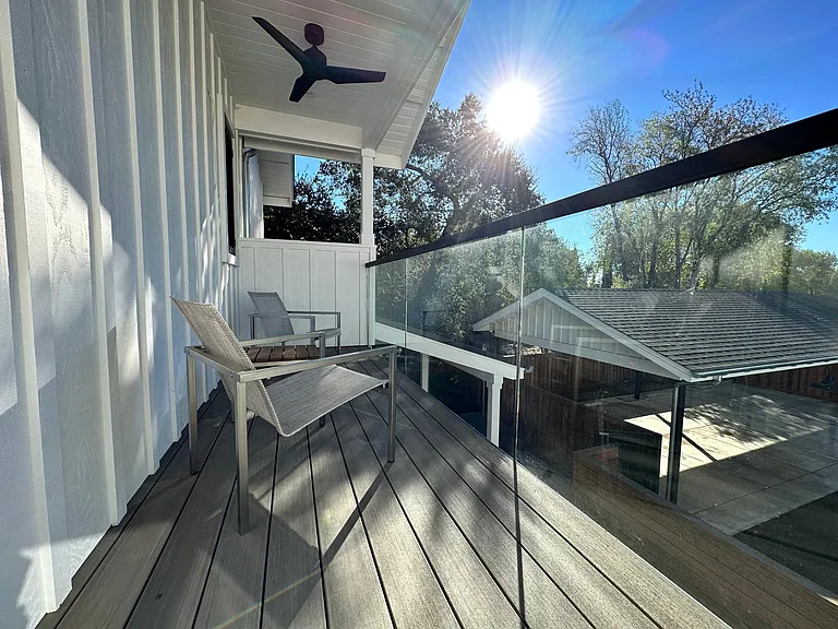 Sitting deck Master bedroom