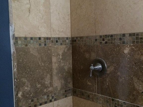 Master shower