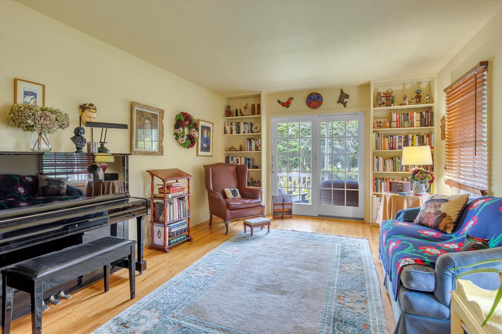 Living Room or Den, Doors open to Side of Wrap Around Deck