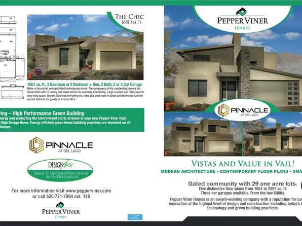 The Avant Plan, Pinnacle at Del Lago