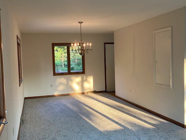 View of Dining Room from Living Room.