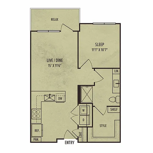 Floor plan 1C