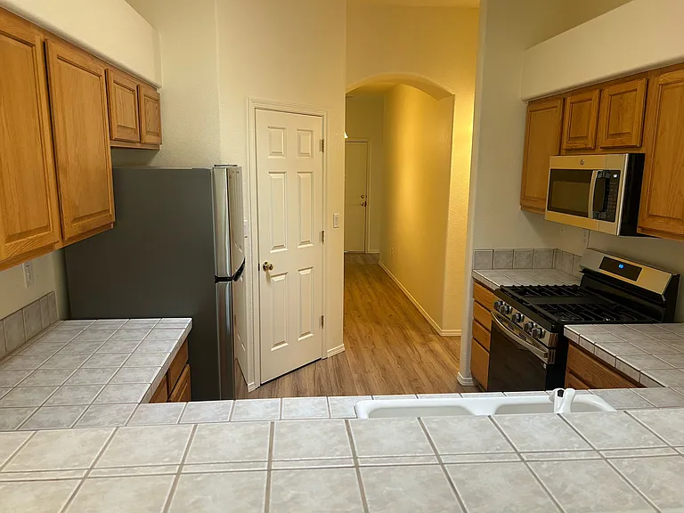 Kitchen and Hallway
