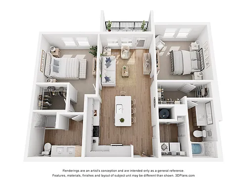 Floor plan Comac