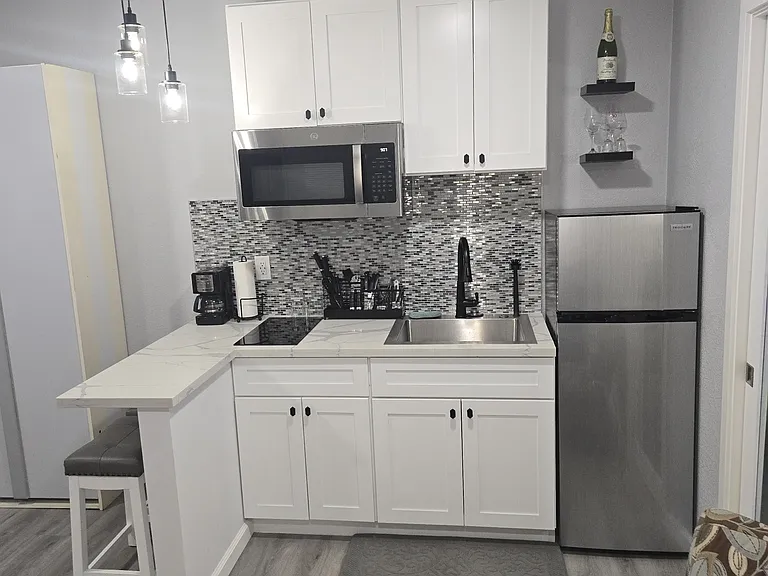 kitchenette area