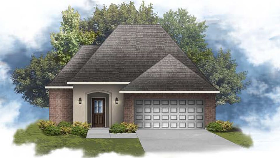 Beringer IV A - Front Elevation - DSLD Homes