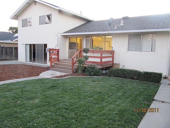 Rear of house and deck