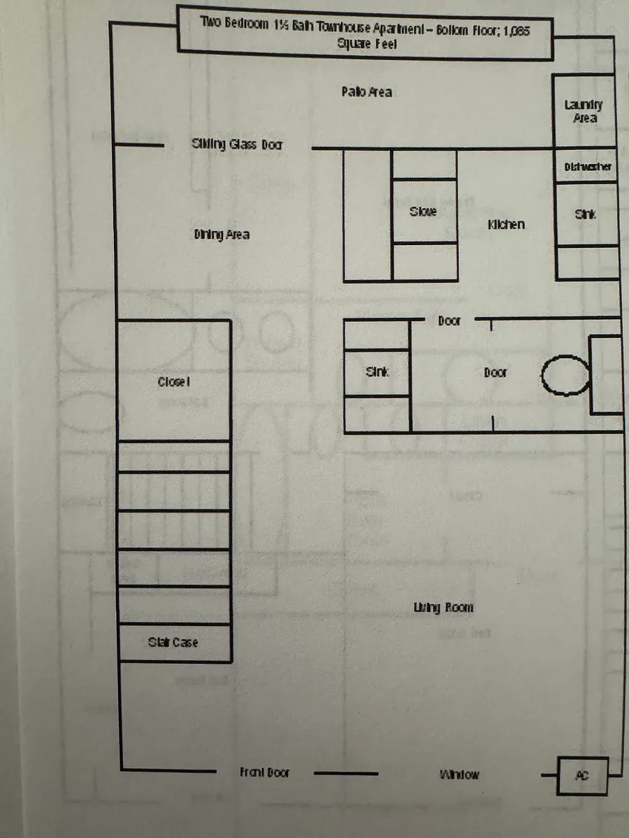 Floor plan Single floor