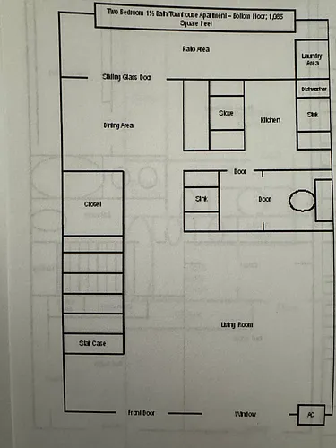 Floor plan Single floor
