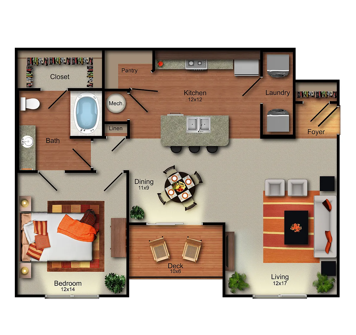 Floor plan A3 Adams