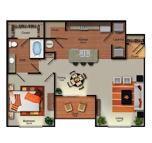 Floor plan A3 Adams HC