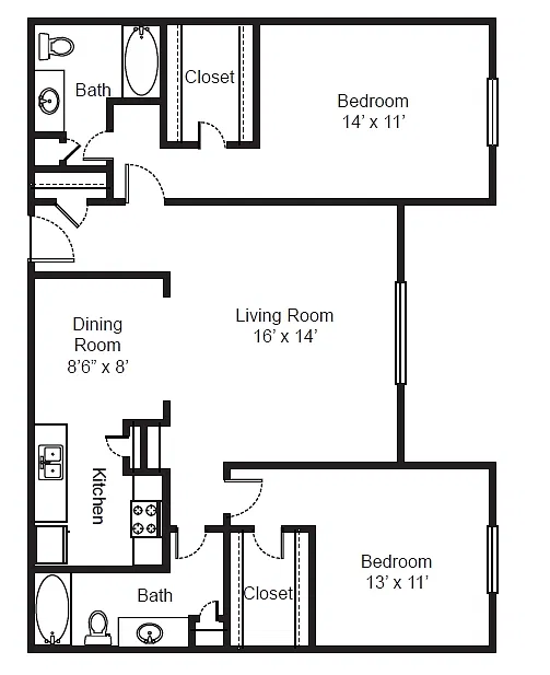 Floor plan Plan B4
