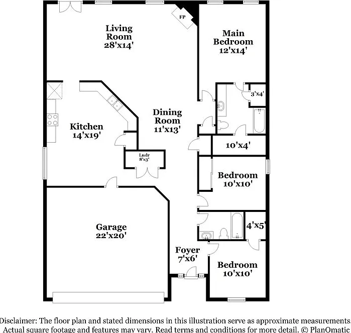 3 bed, 2.0 bath, 1540 sqft, $1,955 — Photo 2
