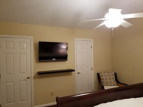 His and hers closets in master bedroom