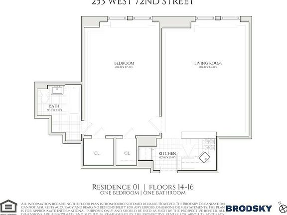 2nd image of 253 W 72nd St APT 1601