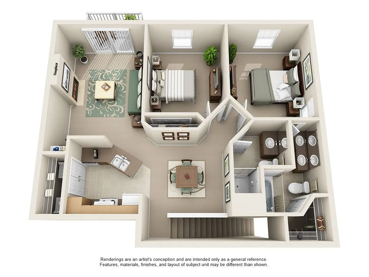 Floor plan Doric