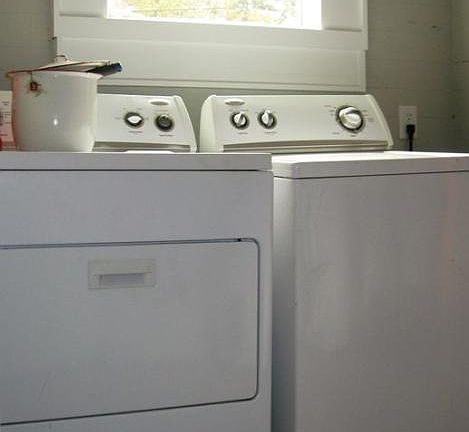 In home laundry room