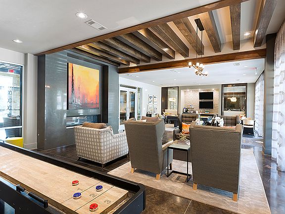 Resident Game Lounge with Billiards, Shuffleboard, and Arcade Gaming System