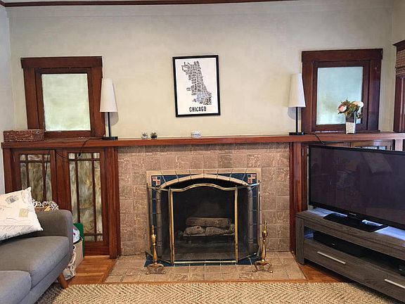 Gas Fireplace in Living Room