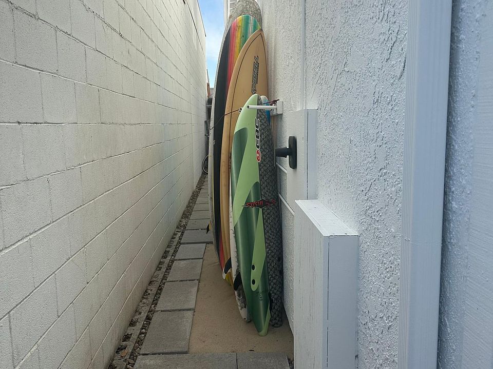 Warm outdoor shower