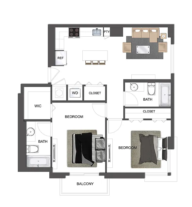 Floor plan B6