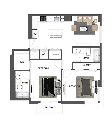 Floor plan B6