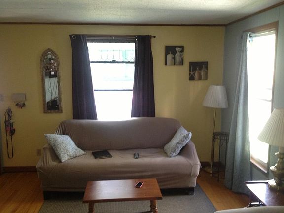 Looking toward the street