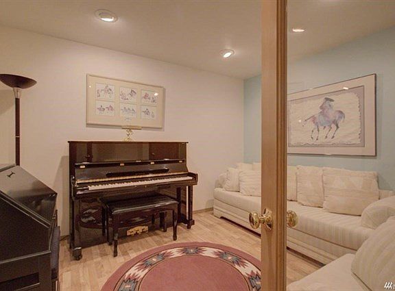 A look into the office/den.  Again to my right is the doorway to more storage under the stairs.