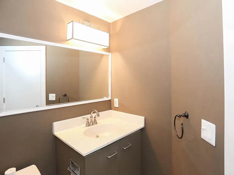 Half Bathroom with Updated Fixtures