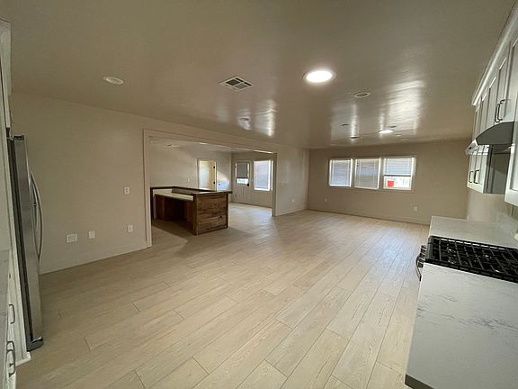 Enormous common spaces are well lit