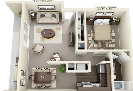 1 Bedroom | 1 Bath | 800 SF 1 Bedroom | 1 Bath | 800 SF