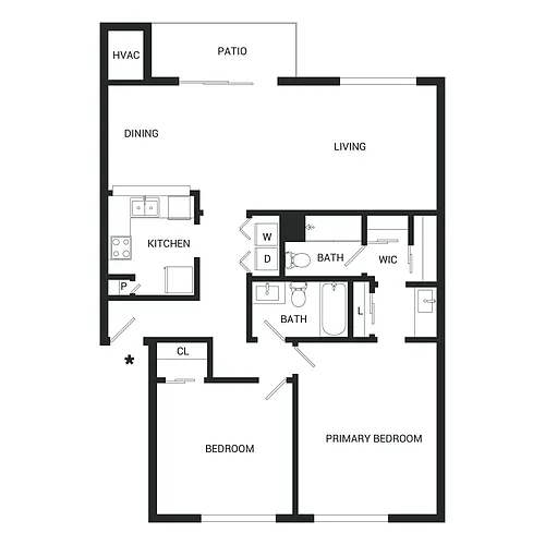 Floor plan Hickory