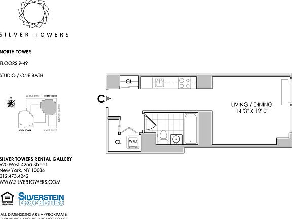 2nd image of 610 W 42nd St APT N27c