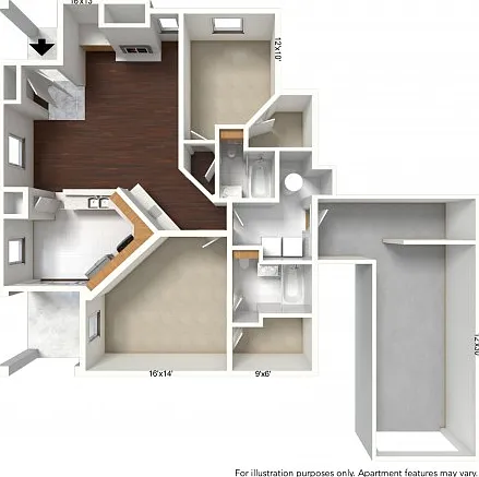 2 Bed 2 Bath with Garage 2 Bed 2 Bath with Garage