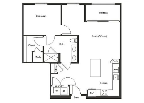 Floor plan A01