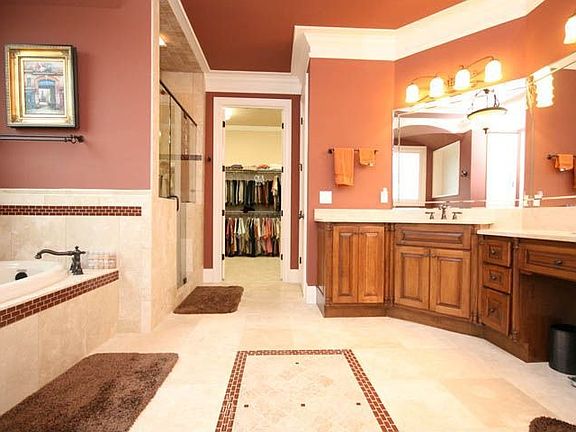 Master Bath Has a Huge Attached Walk-in Closet