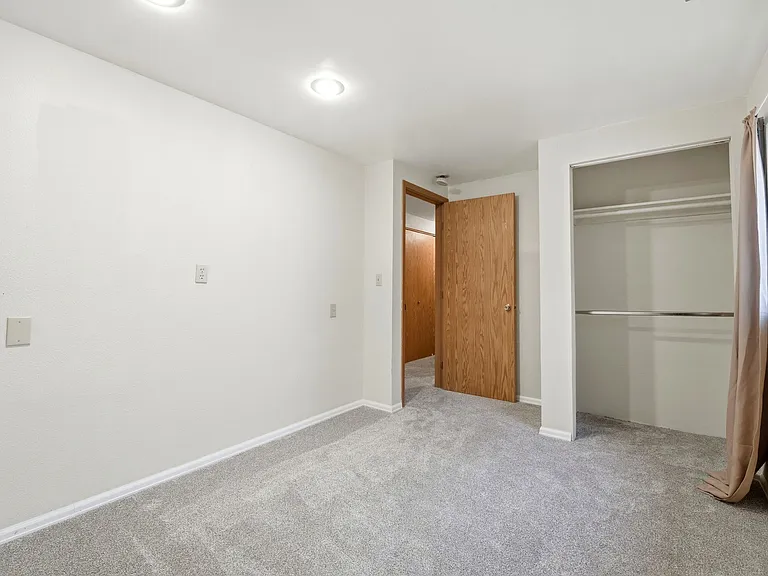 Basement bedroom (BD 3), closet.