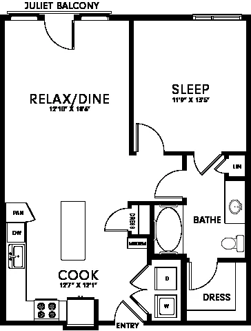 Floor plan A1G